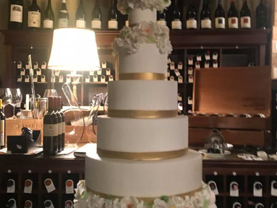 Stunning Wedding Cake at Villa San Michele, Tuscany