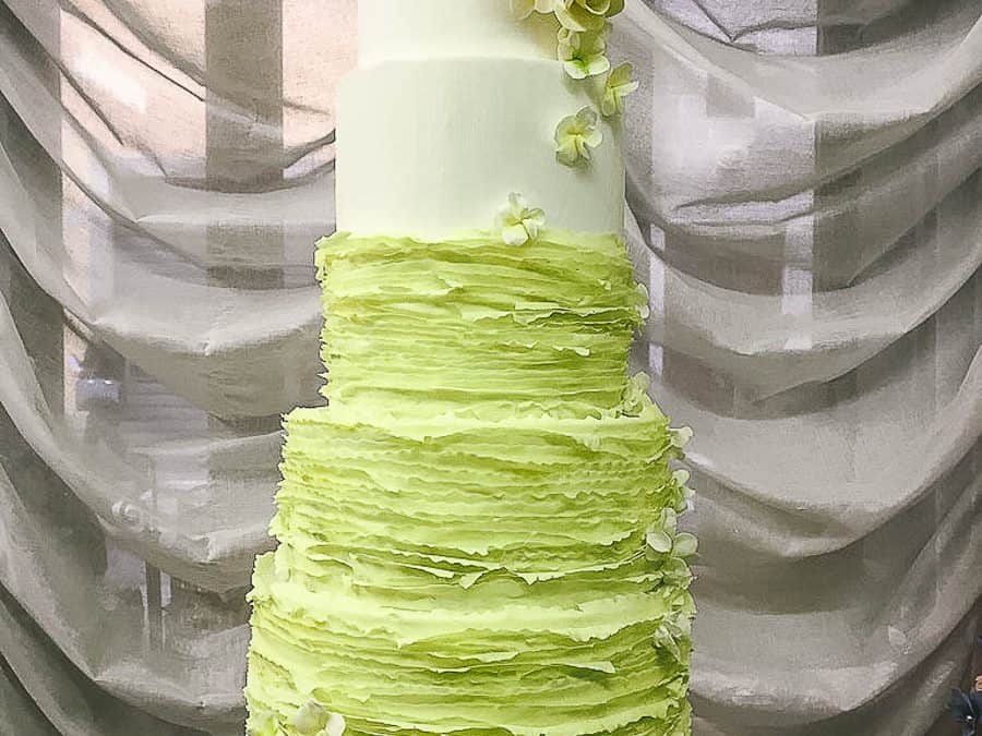 Fashion Inspired Cake – Lesy Yellow Ruffle