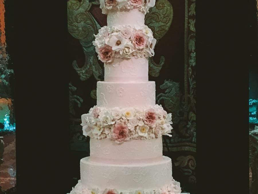 Palazzo Corsini Luxury Floral Wedding Cake